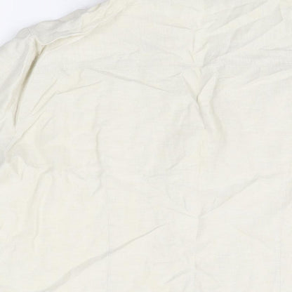 Womens UK Size 18 Isle Beige Basic Button-Up