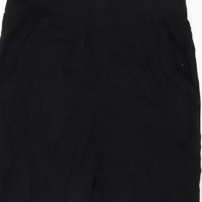 Womens UK Size 10 H&M Regular Fit  Black Trousers