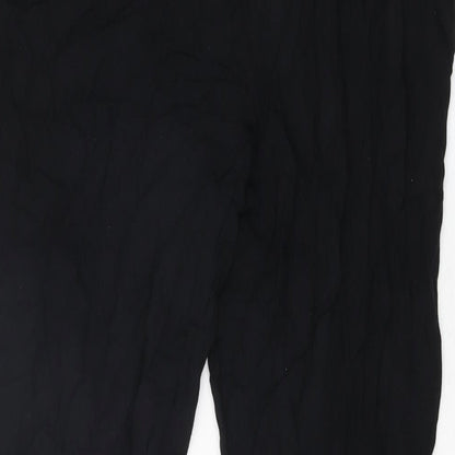 Womens UK Size 10 H&M Regular Fit  Black Trousers
