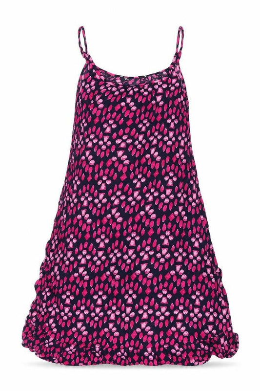 Bonmarché Womens Blue Geometric Viscose Shift Size 10 Round Neck Pullover