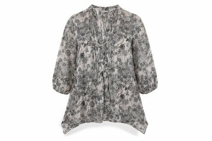 Womens UK Size 14 Marks and Spencer Grey Basic Blouse