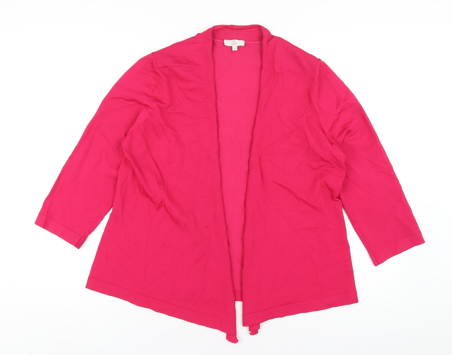 Womens UK Size M CC Pink Cardigan Jumper