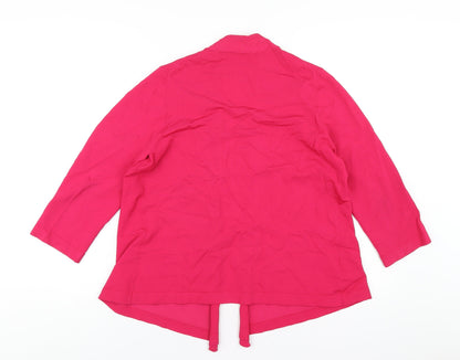 Womens UK Size M CC Pink Cardigan Jumper