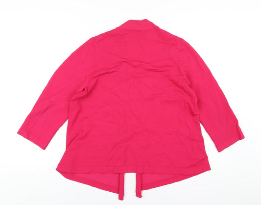 Womens UK Size M CC Pink Cardigan Jumper