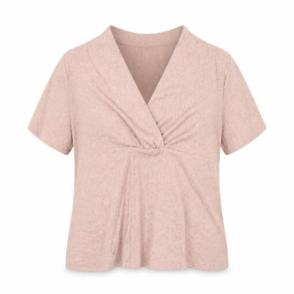 Womens UK Size 16 Julipa Pink Basic T-Shirt