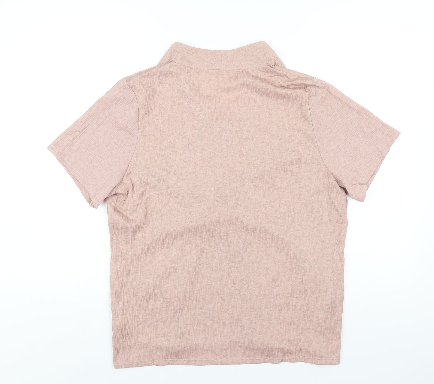 Womens UK Size 16 Julipa Pink Basic T-Shirt