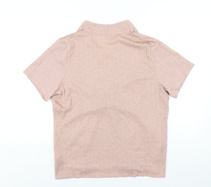 Womens UK Size 16 Julipa Pink Basic T-Shirt