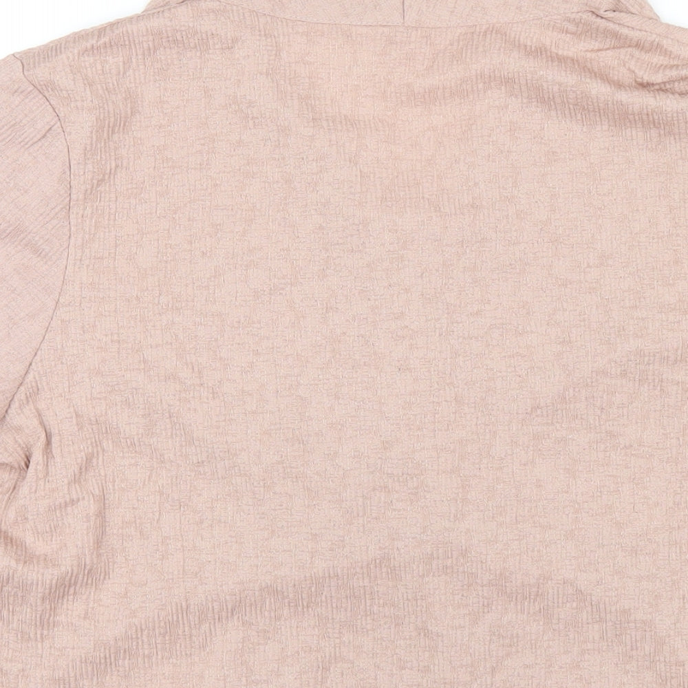 Womens UK Size 16 Julipa Pink Basic T-Shirt