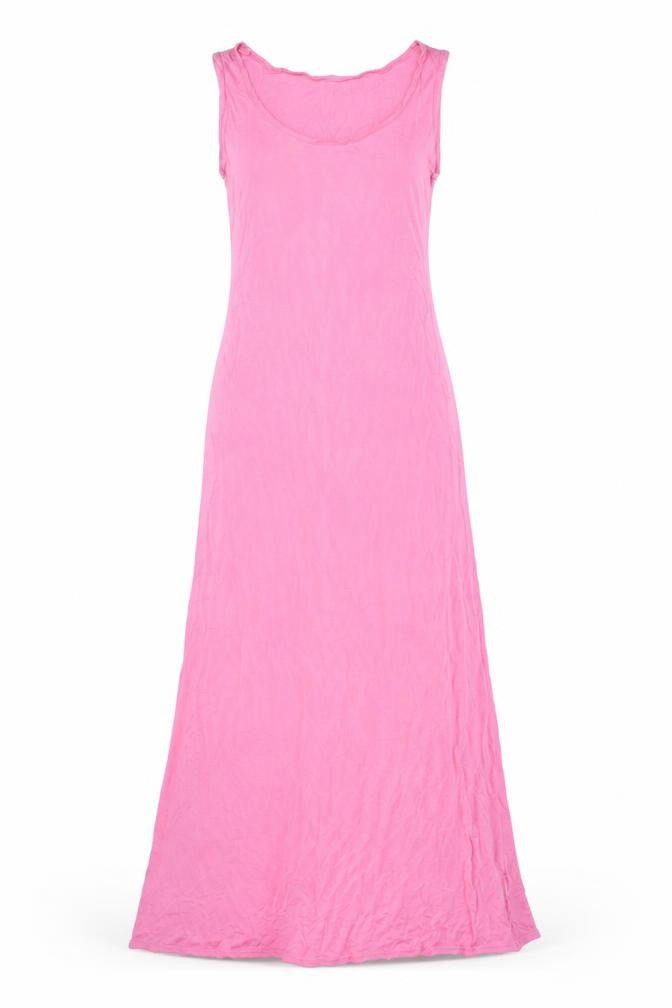Warehouse Womens Pink Viscose Maxi Size 8 Round Neck Pullover