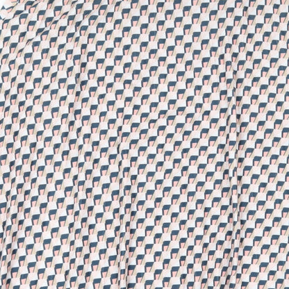 Marks and Spencer Womens Multicoloured Geometric Polyester A-Line Skirt Size 18