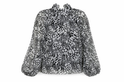 Womens UK Size 8 River Island Black Basic Blouse