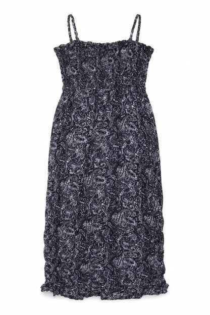 B.You Womens Blue Geometric Viscose A-Line Size 20 Square Neck Pullover