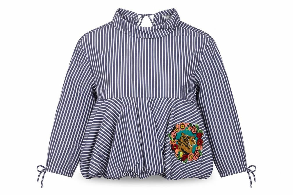Womens UK Size XS Zara Blue Basic Blouse