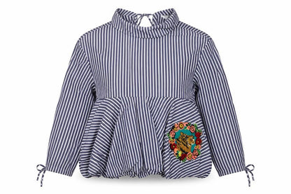 Womens UK Size XS Zara Blue Basic Blouse
