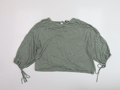 Womens UK Size 8 NEXT Green Basic Blouse