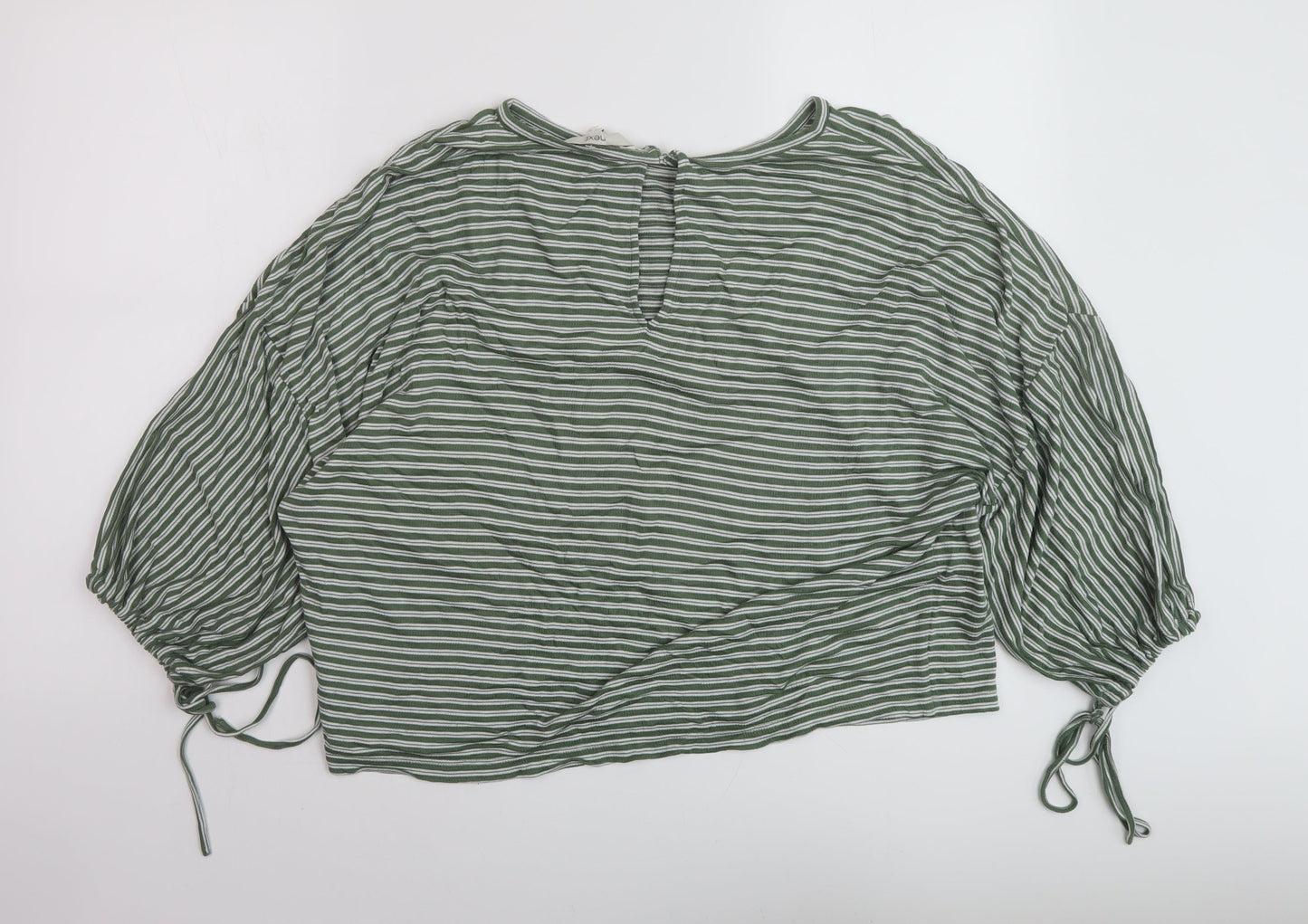 Womens UK Size 8 NEXT Green Basic Blouse