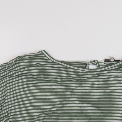 Womens UK Size 8 NEXT Green Basic Blouse