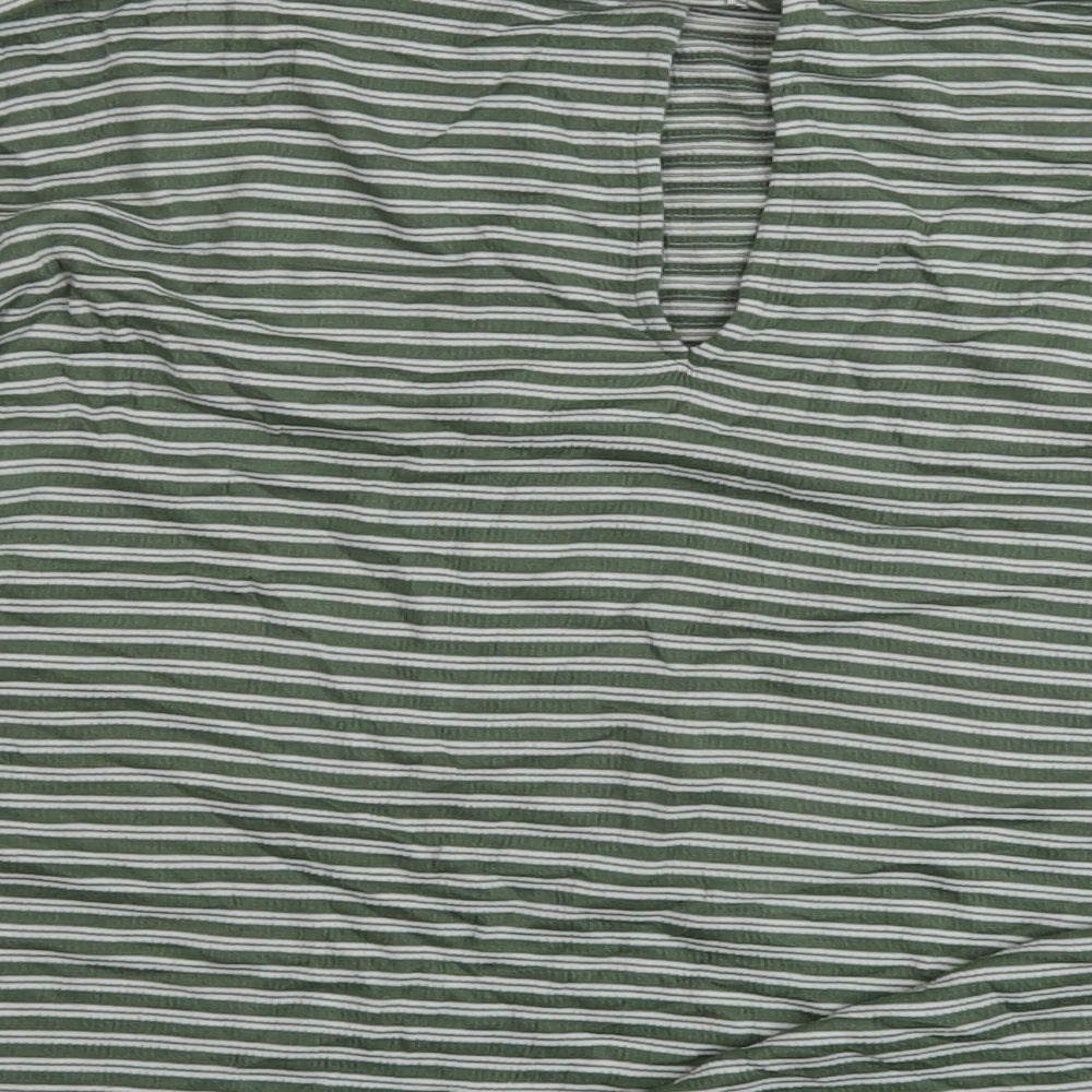 Womens UK Size 8 NEXT Green Basic Blouse