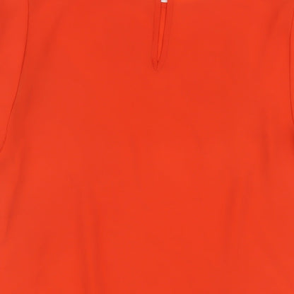 Womens UK Size 12 New Look Red Basic T-Shirt