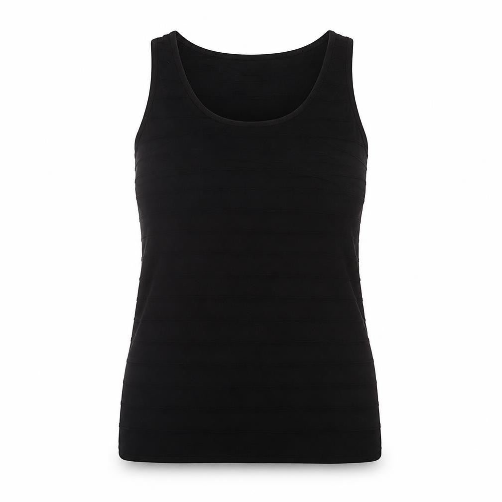 Womens UK Size 16 M&Co Black Basic Tank