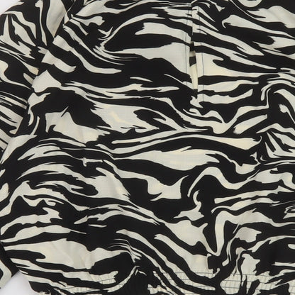 Womens UK Size S H&M Black Basic Blouse