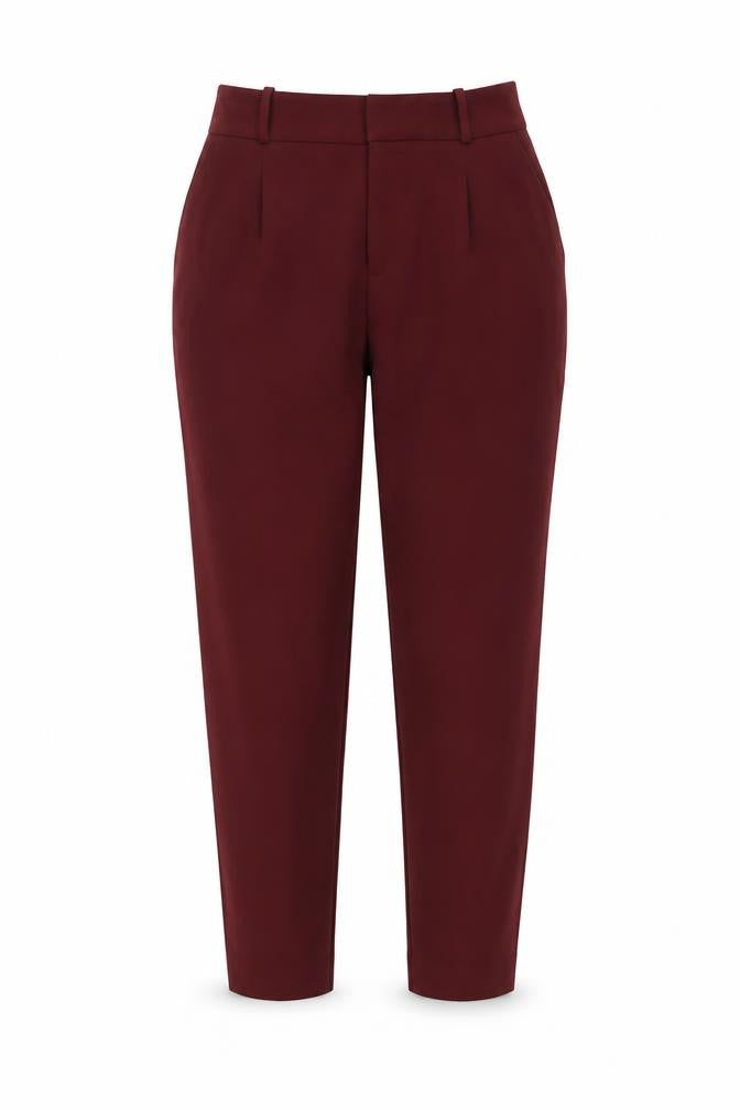 Womens UK Size S Zara Regular Fit  Red Trousers