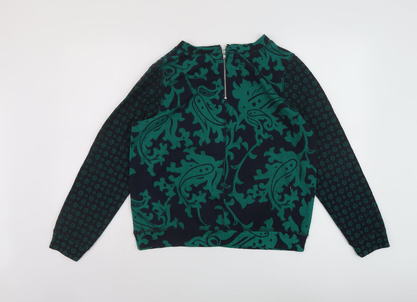Womens UK Size S H&M Green Basic Blouse