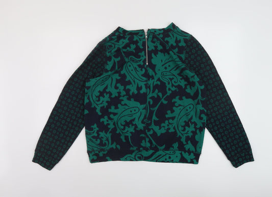 Womens UK Size S H&M Green Basic Blouse