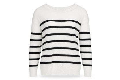 Womens UK Size XS Marks and Spencer White Pullover Jumper