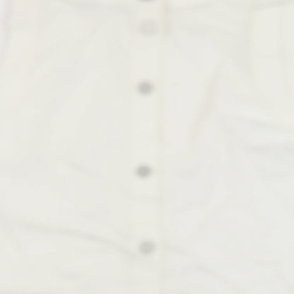 Womens UK Size 14 Marks and Spencer White Basic Tank