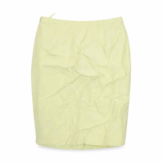 Apriori Womens Green Viscose Mini Skirt Size 14 Zip