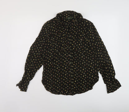 Womens UK Size 8 NEXT Green Basic Blouse