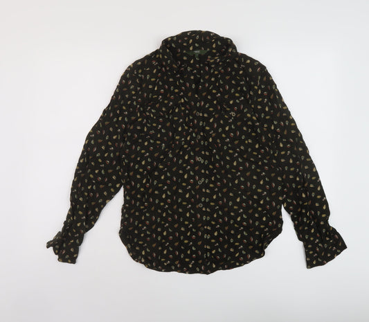 Womens UK Size 8 NEXT Green Basic Blouse