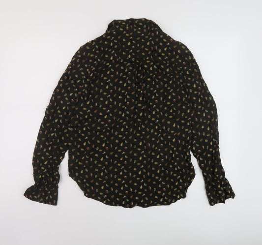 Womens UK Size 8 NEXT Green Basic Blouse