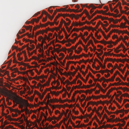 Womens UK Size 8 Per Una Red Basic Blouse