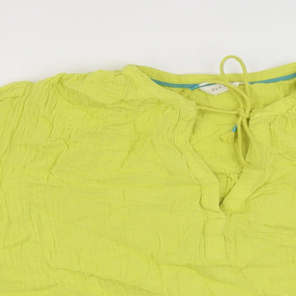 Womens UK Size 20 Per Una Green Basic T-Shirt