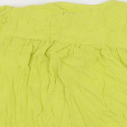 Womens UK Size 20 Per Una Green Basic T-Shirt