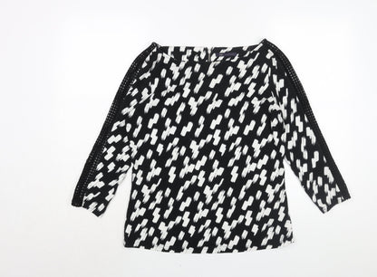 Womens UK Size 14 Marks and Spencer Black Basic Blouse