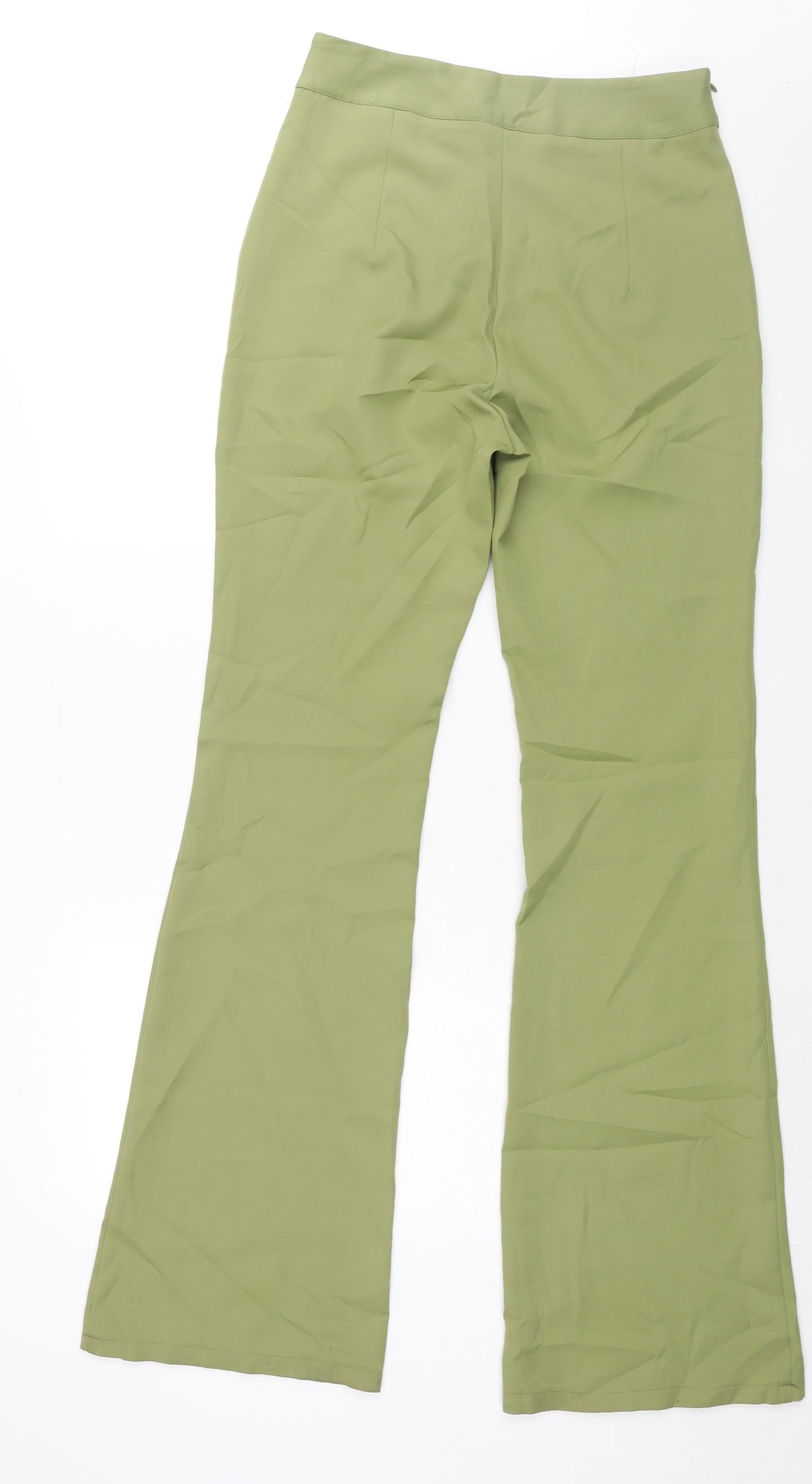 Womens UK Size 10 PRETTYLITTLETHING Regular Fit  Green Trousers