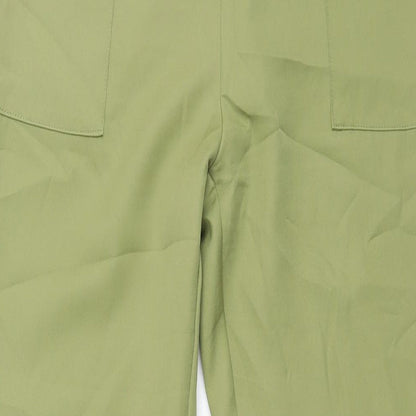 Womens UK Size 10 PRETTYLITTLETHING Regular Fit  Green Trousers
