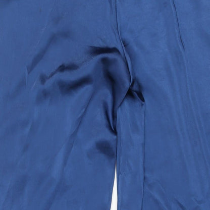 Womens UK Size 10 Nasty Gal Regular Fit  Blue Trousers