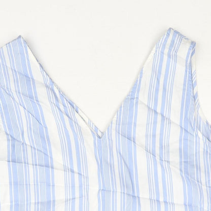 Womens UK Size 18 Marks and Spencer Blue Camisole Blouse