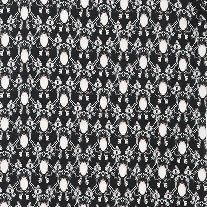 Max Studio Womens Black Geometric Polyester Sheath Size M Round Neck Pullover