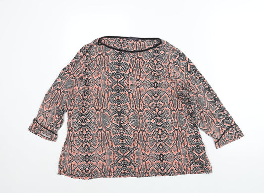 Womens UK Size 20 Marks and Spencer Pink Basic Blouse