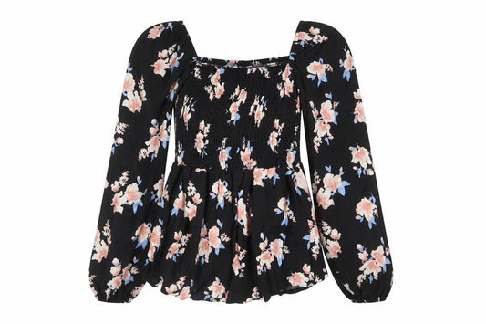 Womens UK Size 12 Select Black Basic Blouse