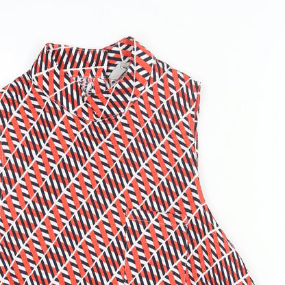 Womens UK Size 8 NEXT Red Camisole Blouse