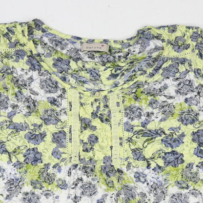 Womens UK Size 18 Marks and Spencer Multicoloured Basic Blouse