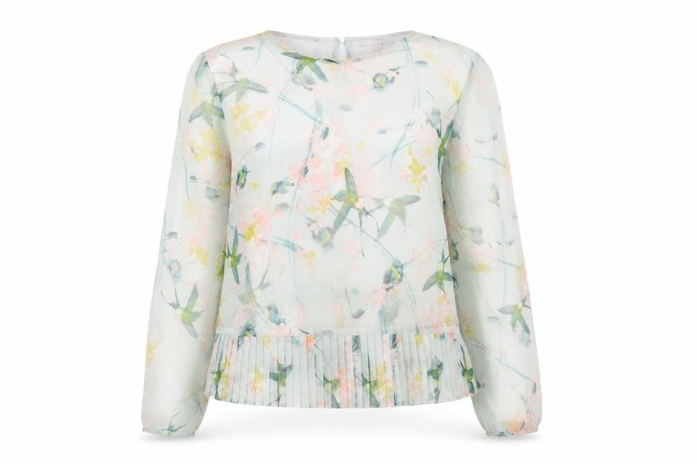 Womens UK Size 8 Marks and Spencer Green Basic Blouse