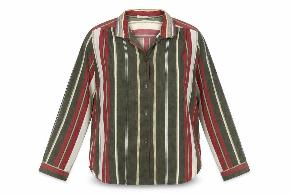 Womens UK Size 20 Christian Marcus Multicoloured Basic Button-Up