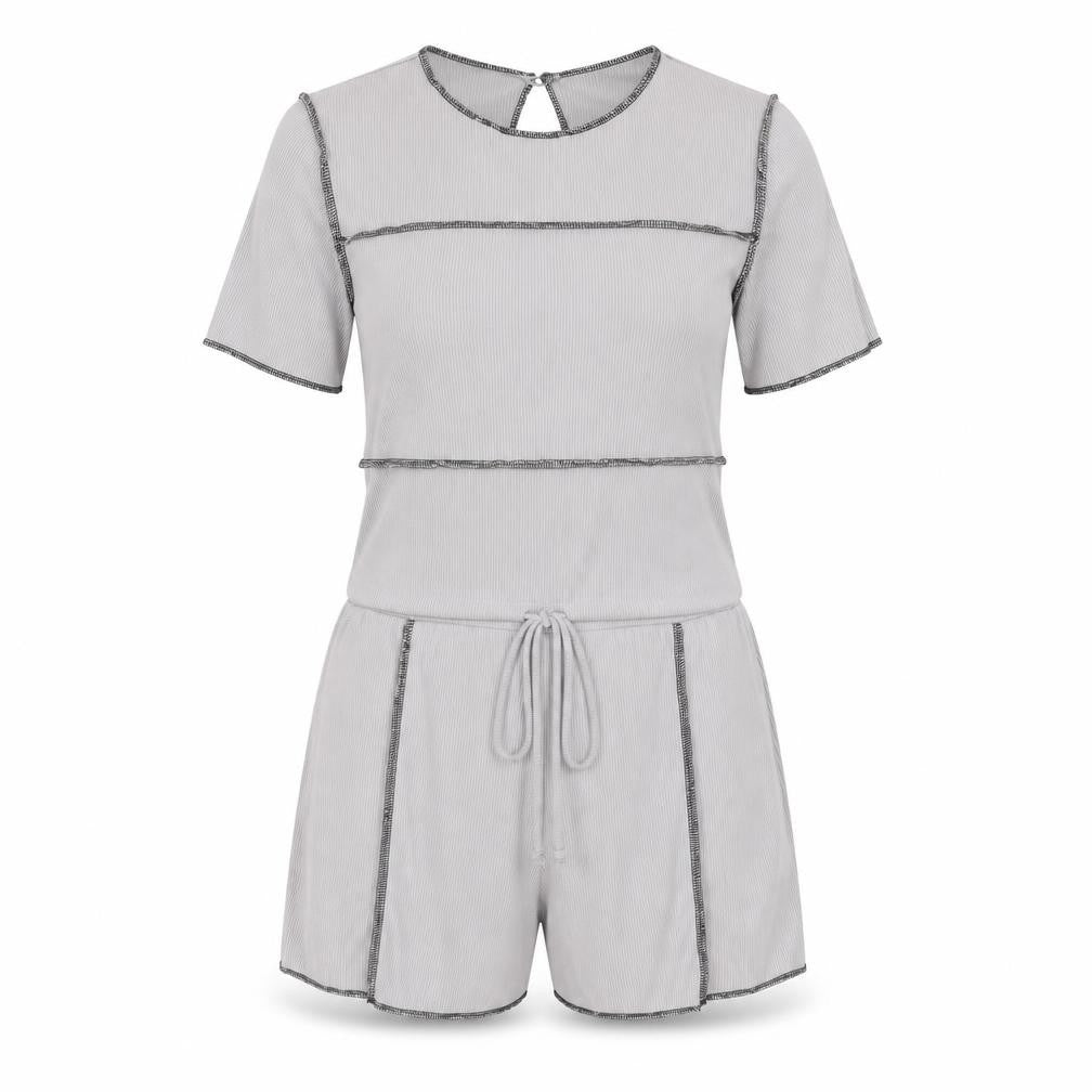 Womens UK Size 6 PRETTYLITTLETHING One-Piece Grey Playsuit